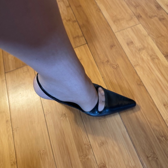 Jimmy Choo Black Slingback/Mary Janes size 39 1/2 - Picture 10 of 11